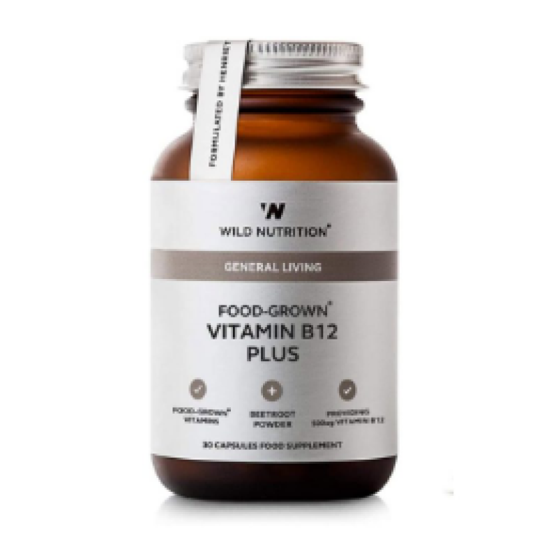 WILD NUTRITION GENERAL LIVING VITAMIN B12 PLUS 30'S