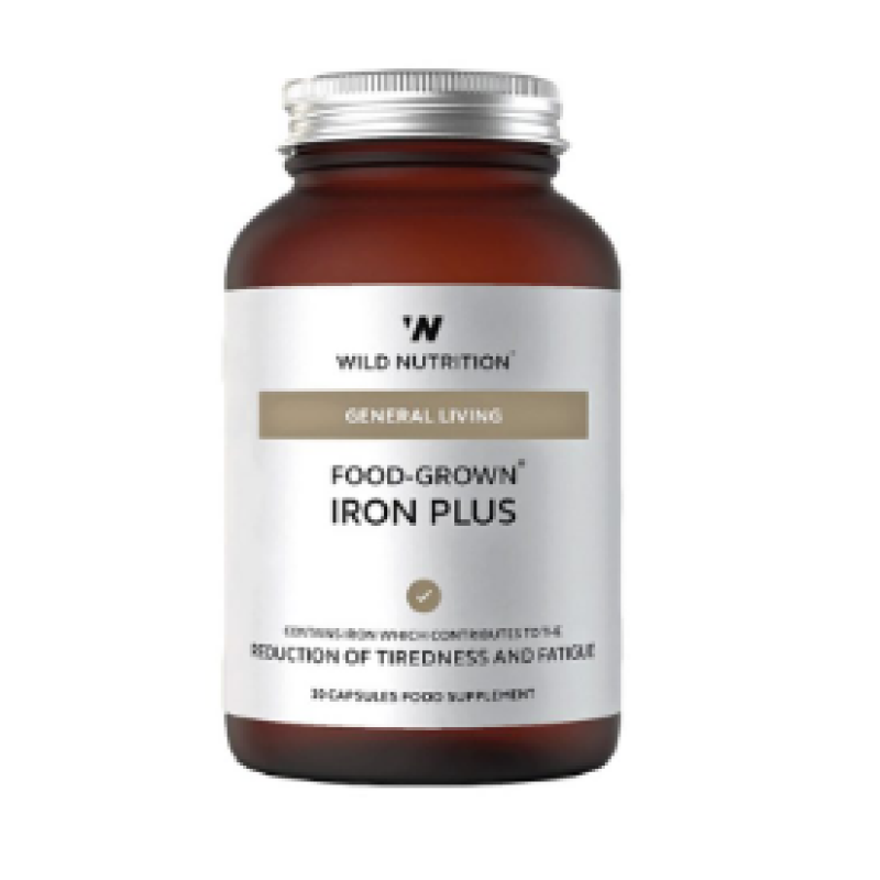 WILD NUTRITION GENERAL LIVING IRON PLUS 30'S