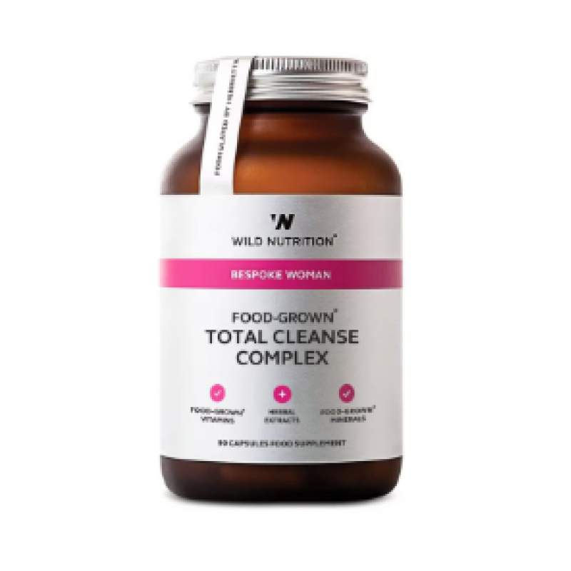 WILD NUTRITION BESPOKE WOMAN FOOD-GROWN TOTAL CLEANSE COMPLEX 90'S