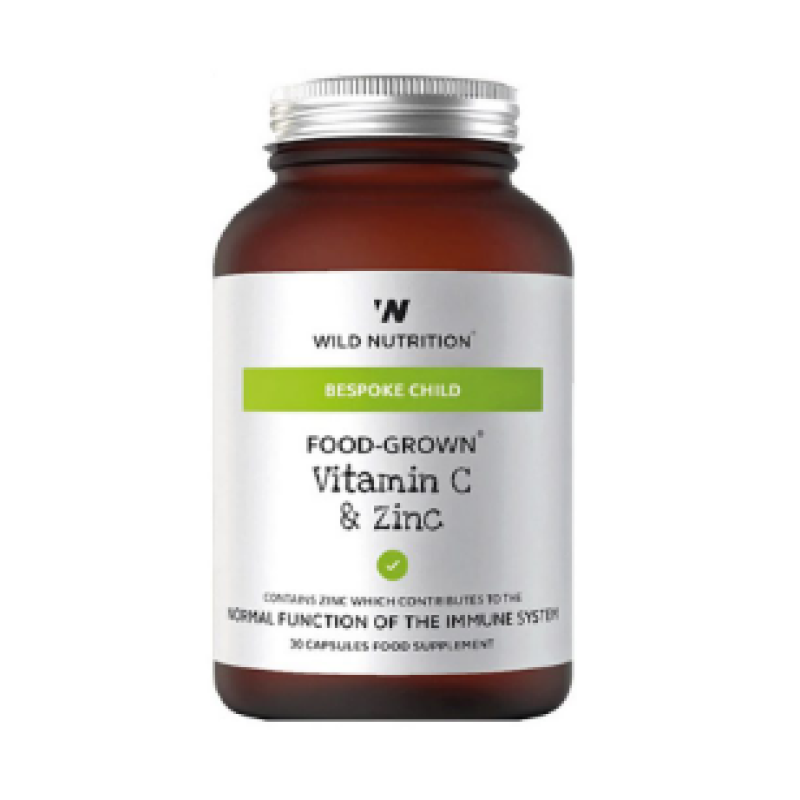 Wild nutrition bc food growth vitamin c & zinc 30s