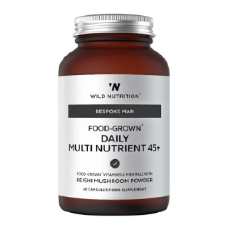 WILD NUTRITION BESPOKE MAN FOOD-GROWN DAILY MULTI NUTRIENT 45+ 60'S