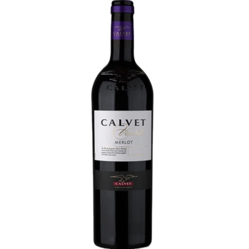 CALVET VARIETALS MERLOT WINE 750ML