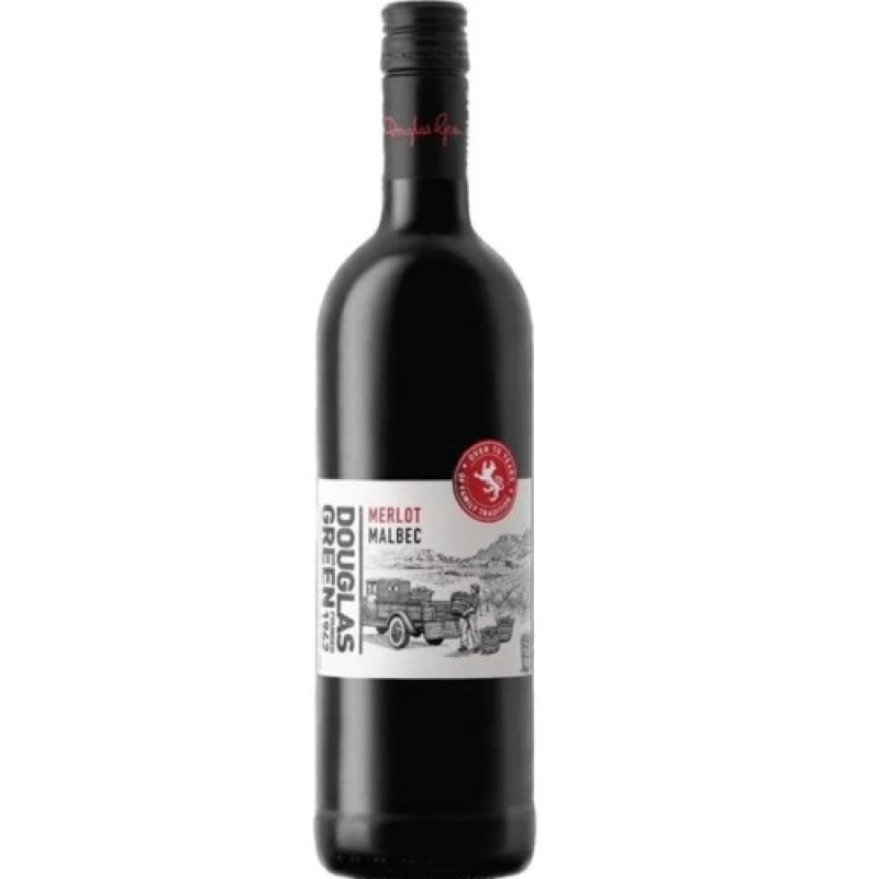 DOUGLAS GREEN MERLOT MALBEC RED WINE 75CL