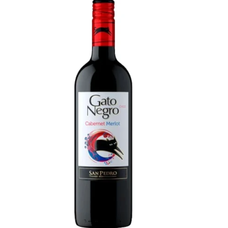 GATO NEGRO CABERNET SAUVIGNON MERLOT RED WINE 750ML