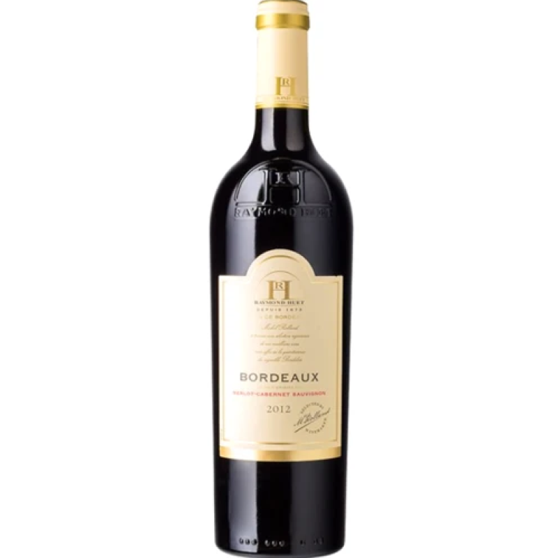 RAYMOND HUET BORDEAUX MERLOT CABERNET SAUVIGNON WINE 750ML