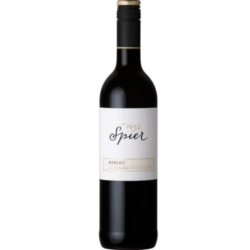 SPIER SIGNATURE MERLOT RED WINE 75CL