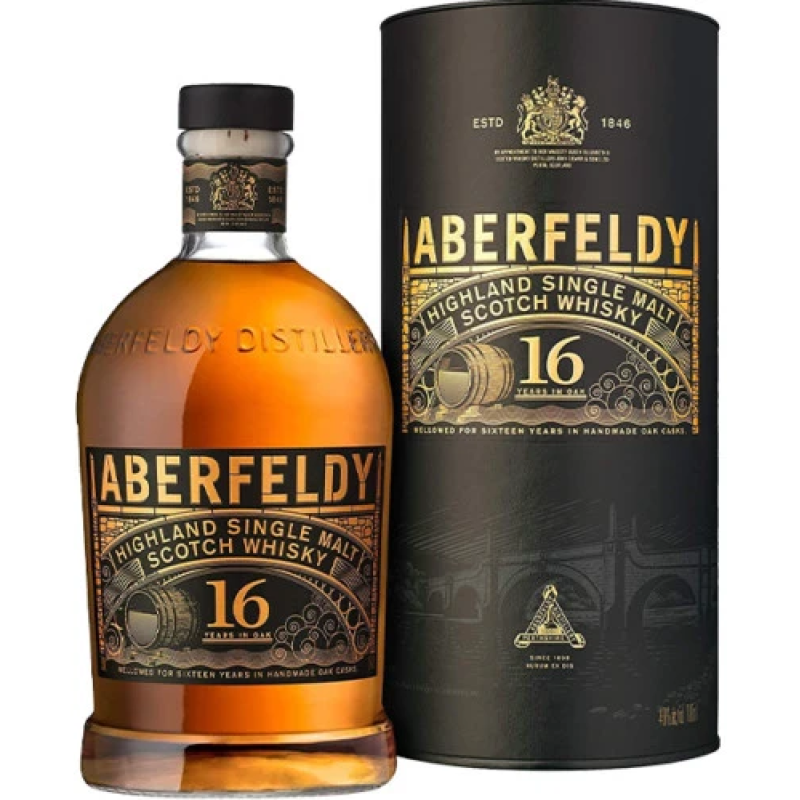 ABERFELDY 16 YEAR SINGLE MALT WHISKY 700ML