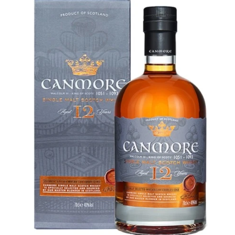 CANMORE 12 YEAR OLD WHISKY 700ML