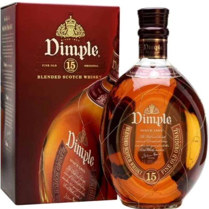 DIMPLE SCOTCH WHISKY 15 YEAR OLD 750ML