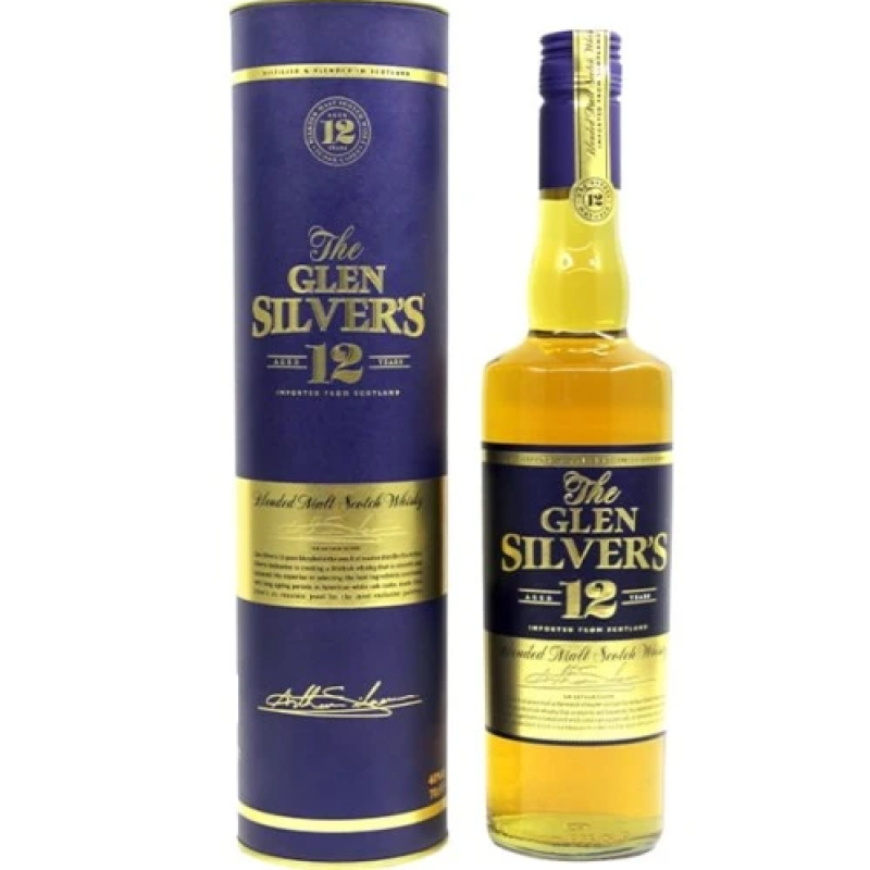 GLEN SILVER'S 12 YEAR OLD WHISKY 700ML