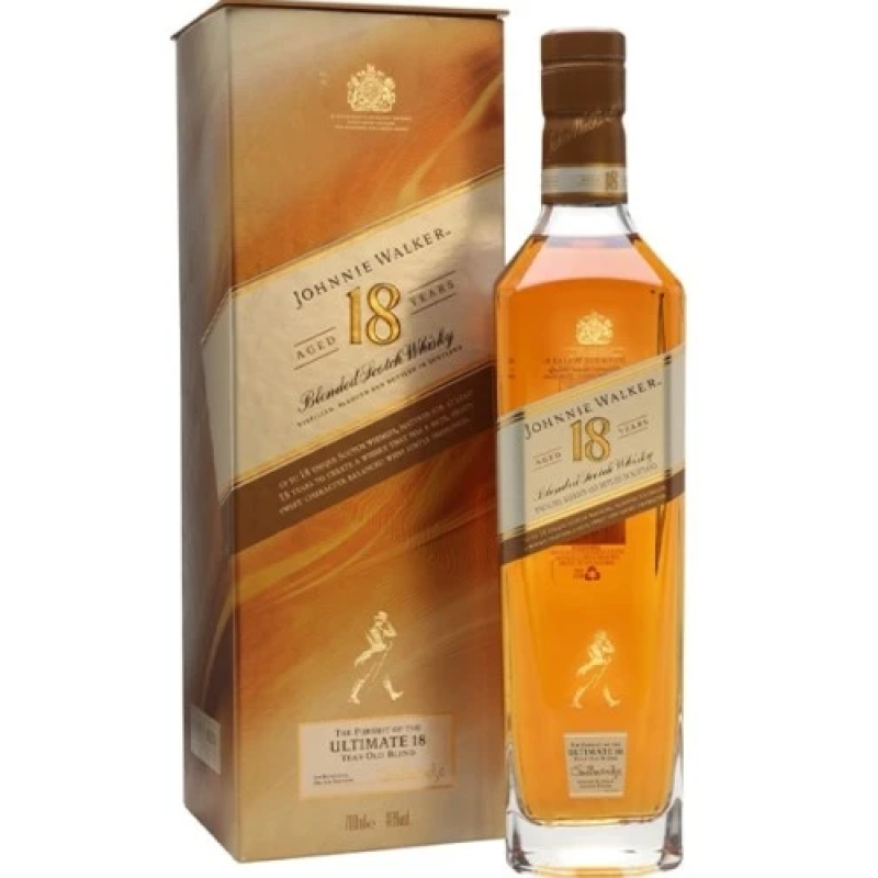 JOHNNIE WALKER 18 YEAR OLD WHISKY 750ML