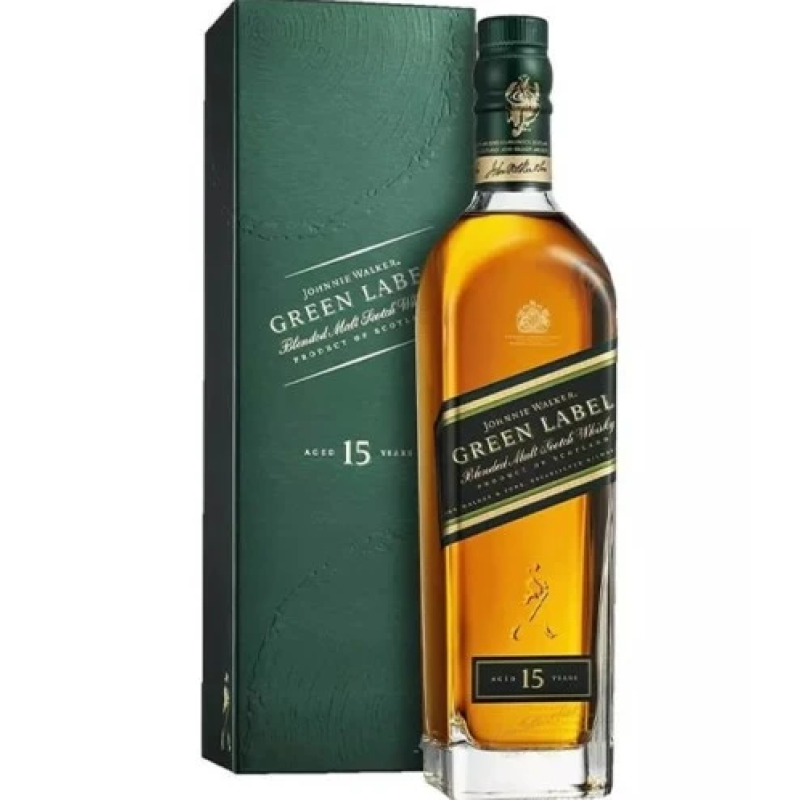 JOHNNIE WALKER GREEN LABEL WHISKY 1L