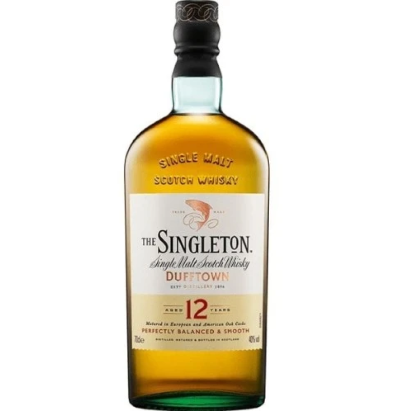 SINGLETON OF DUFFTOWN 12 YEAR OLD WHISKY 700ML