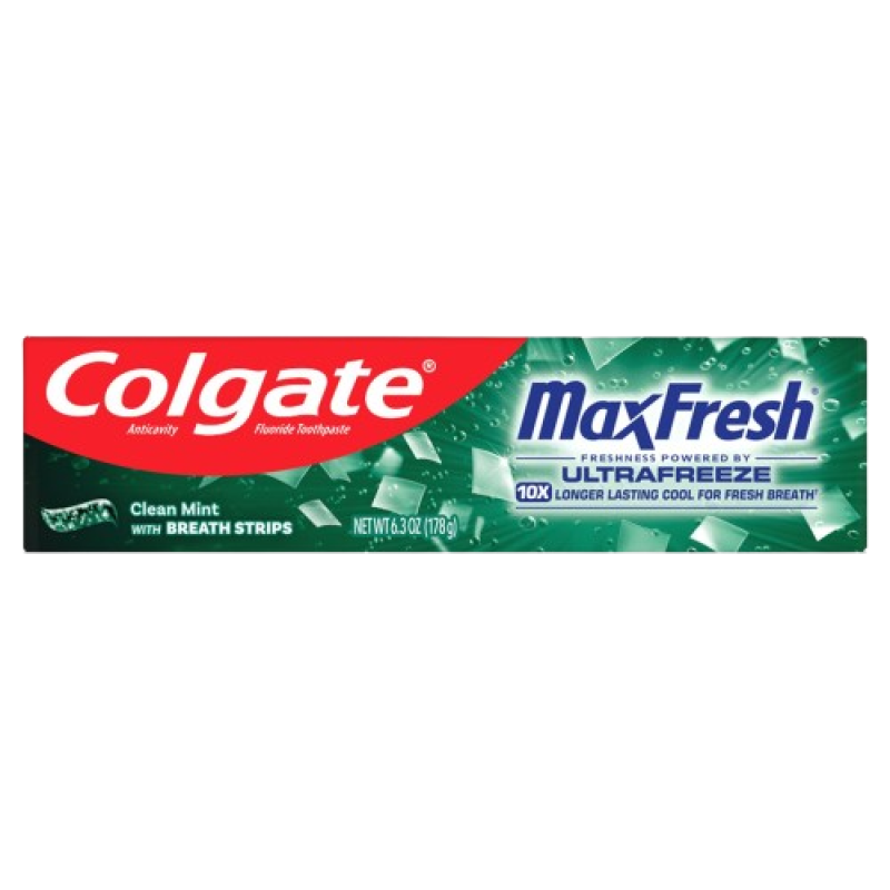 Colgate Max Fresh Clean Mint Toothpaste 130ml	