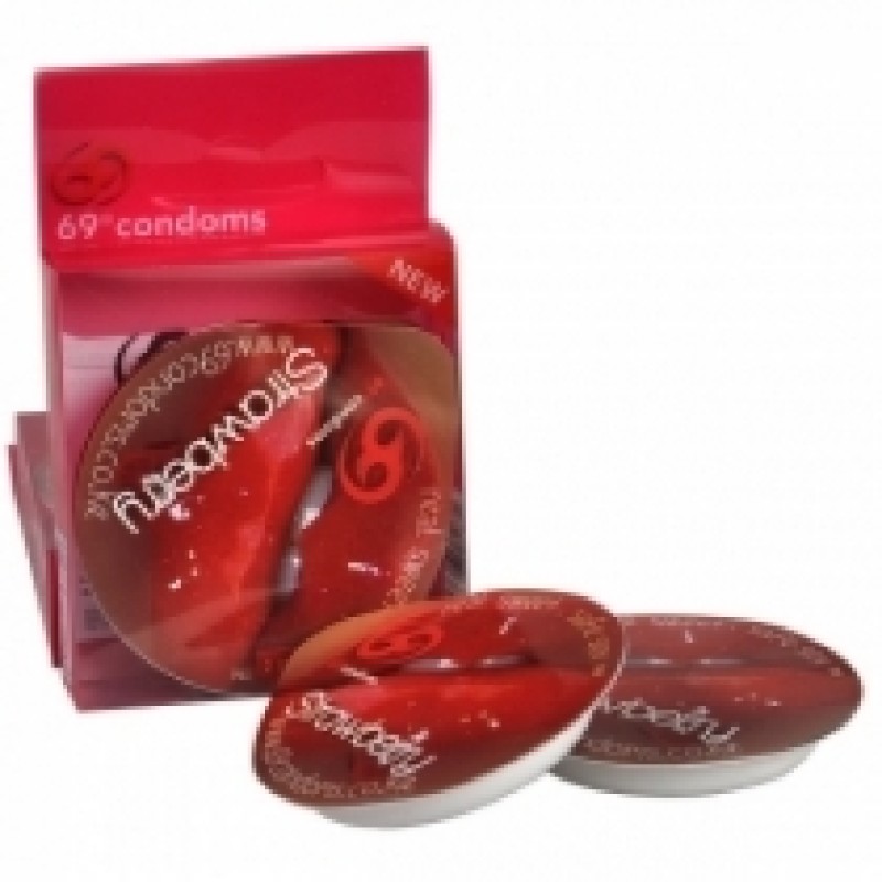 69 Condoms Strawberry Flavor	