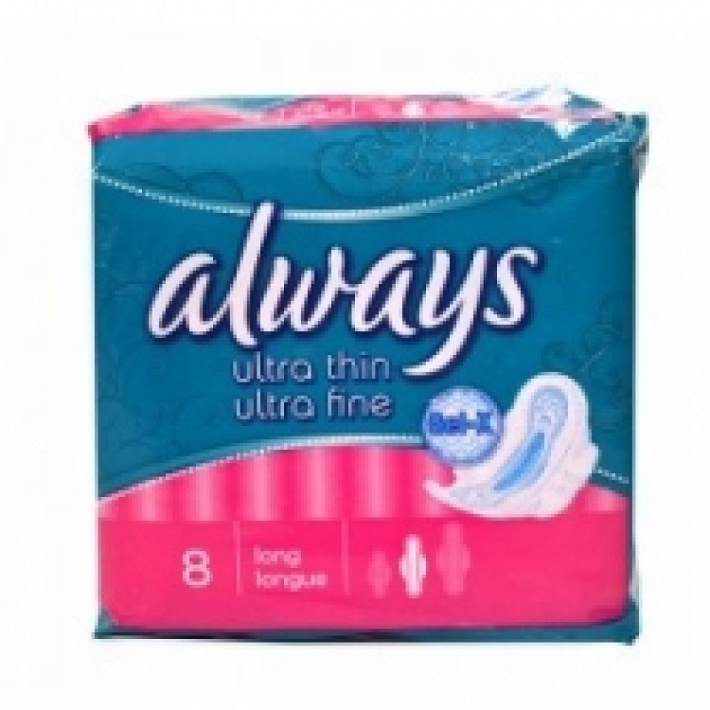 ALWAYS HERBAL CLEAN ULTRA THIN LONG PADS 7's