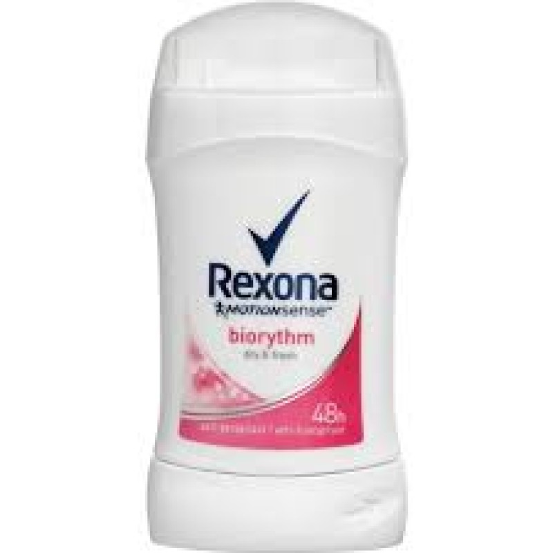 REXONA BIORYTHM ANTIPERSPIRANT DEODORANT STICK 40 ML