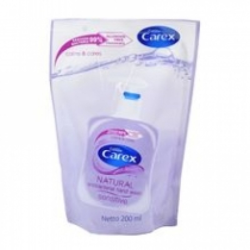 CAREX HAND WASH SENSITIVE POUCH 200ML