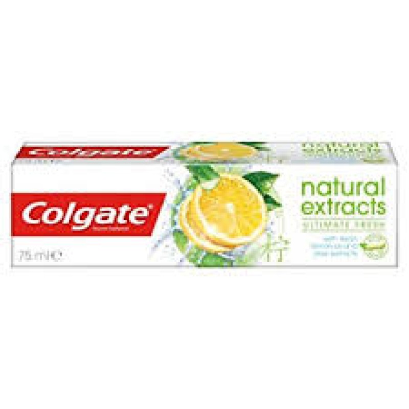 COLGATE NATURAL EXTRACTS LEMON TOOTHPASTE 75ML