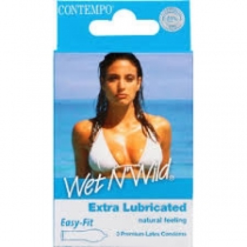 CONTEMPO CONDOMS WET N WILD 3S