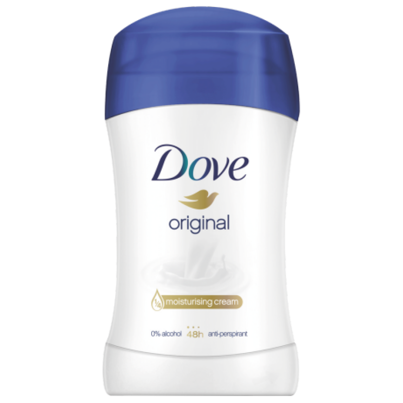 DOVE ORIGINAL ANTIPERSPIRANT DEODORANT STICK 40ML