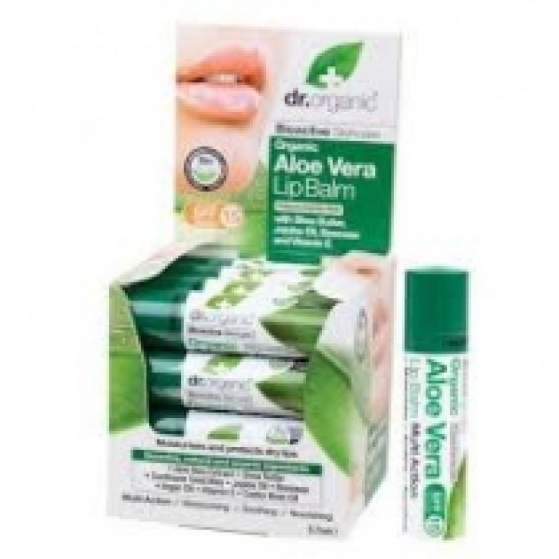 DR ORGANIC ALOE VERA LIP BALM 5.7ML