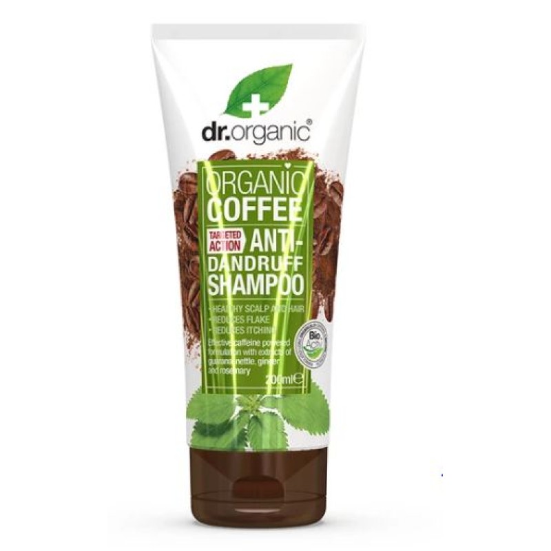 DR.ORGANIC COFFEE ANTI DANDRUFF SHAMPOO 200ML