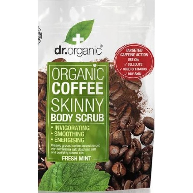 DR.ORGANIC COFFEE SKINNY BODY SCRUB POUCH 200GM