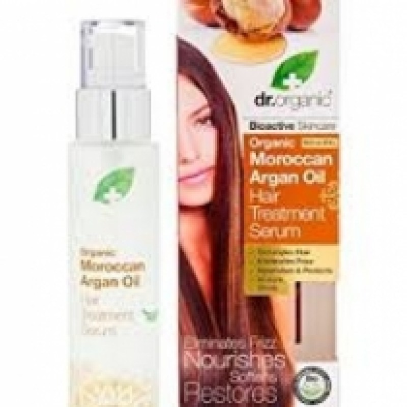 DR.ORGANIC MOROCCAN ARGAN OIL HAIR TREATMENT SERUM 100ML