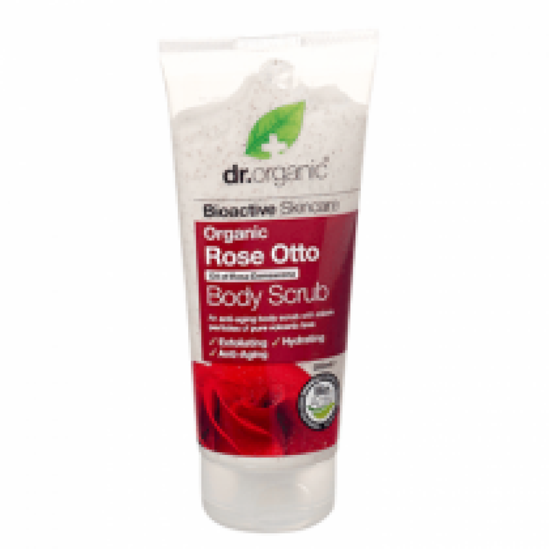 DR.ORGANIC ROSE OTTO BODY SCRUB 200ML