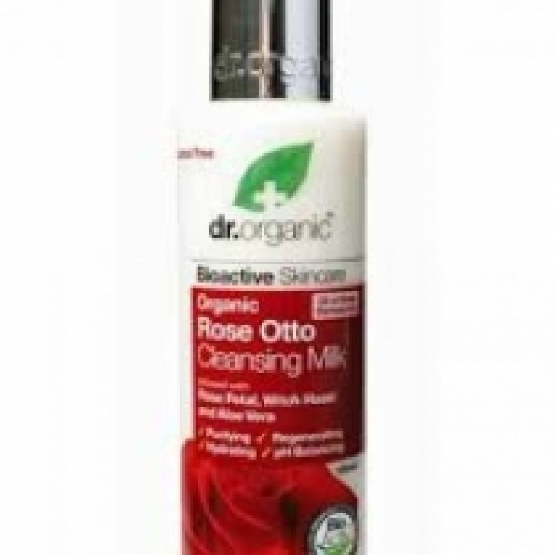 DR ORGANIC ROSE OTTO CLEANSING MILK 150ML