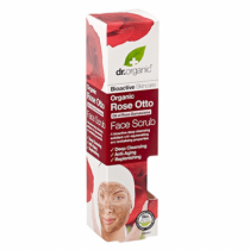 DR.ORGANIC ROSE OTTO FACE SCRUB 125ML