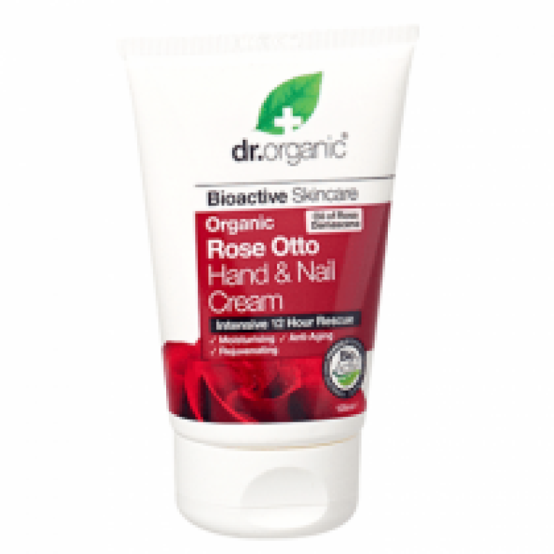 DR.ORGANIC ROSE OTTO HAND AND NAIL CREAM 125ML