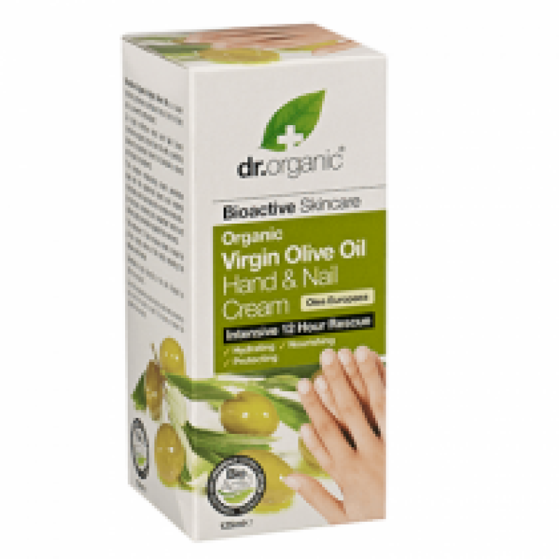 DR.ORGANIC VIRGIN OLIVE OIL HAND AND NAIL CREAM 125ML