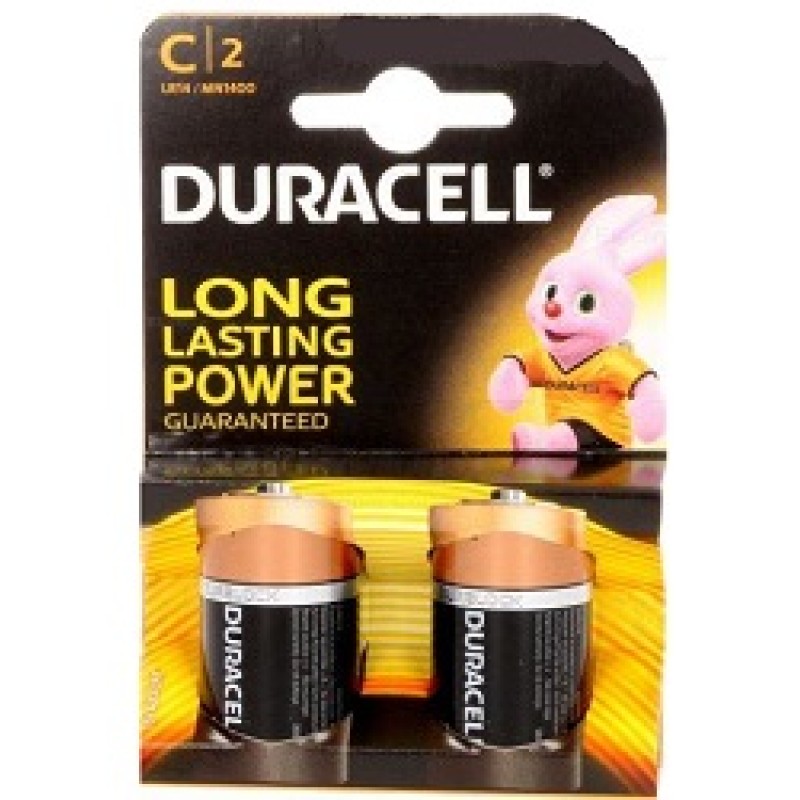 DURACELL C2 BATTERY 2PC