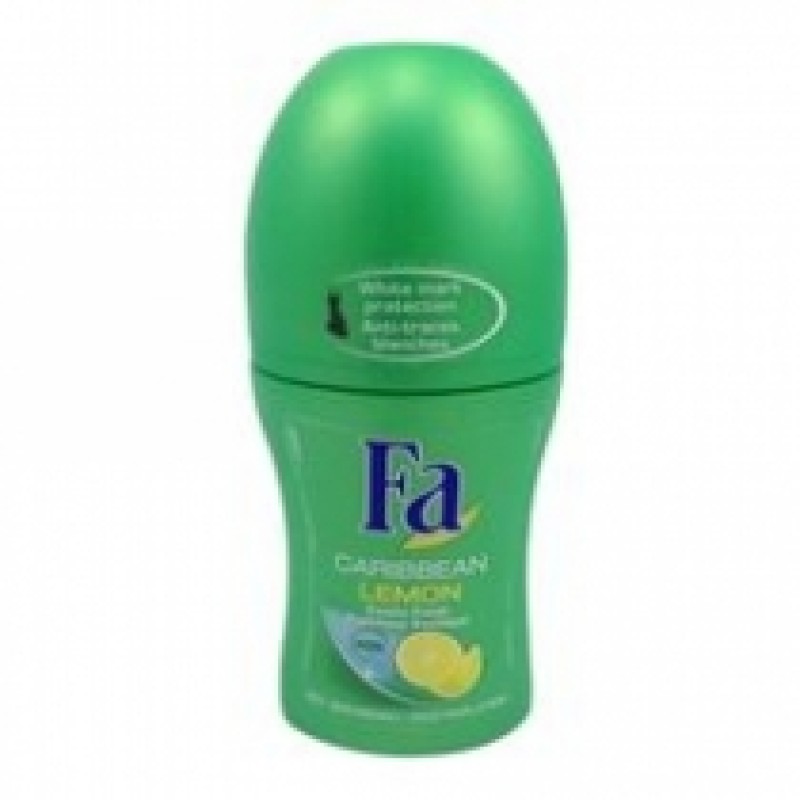 FA DEODORANT ROLL ON CARIBBEAN LEMON 50ML