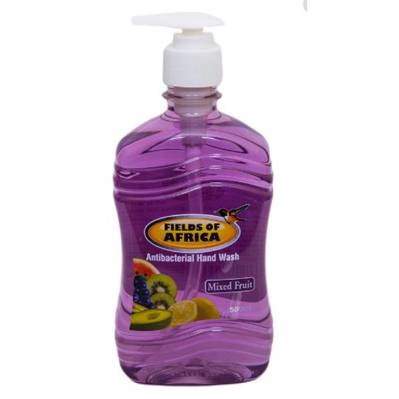 FIELDS OF AFRICA ANTIBACTERIAL MIXED FRUIT HAND WASH 500ML