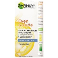 GARNIER EVEN AND MATTE NORMAL TO OILY SKIN FACE MOISTURIZER 40 ML