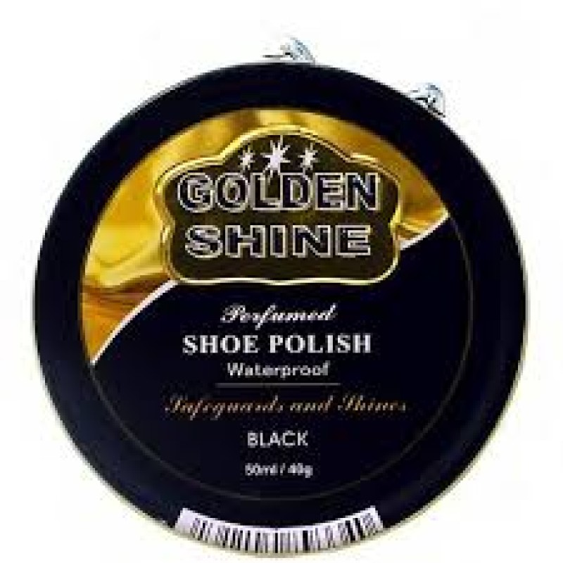 GOLDEN SHINE BLACK SHOE POLISH 100 ML