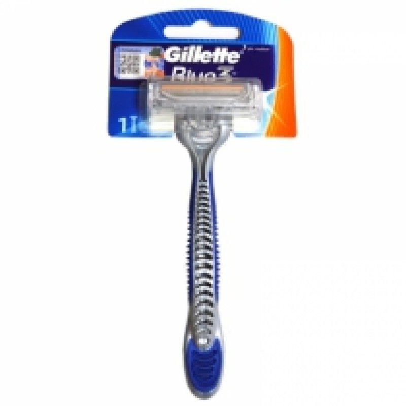 GILLETTE BLUE 3 DISPOSABLE RAZOR 1's