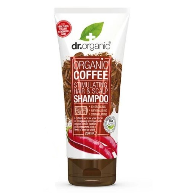 DR.ORGANIC COFFEE STIMULATING HAIR-SCALP SHAMPOO 200ML