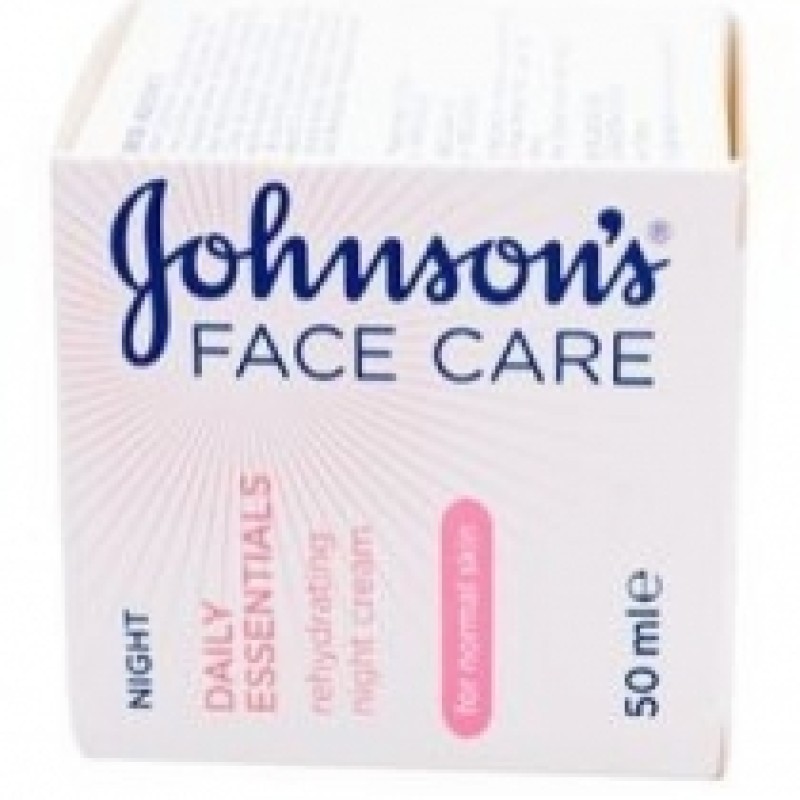 JOHNSON'S FACE CARE RE-HYDRATING NIGHT CREAM 50ML