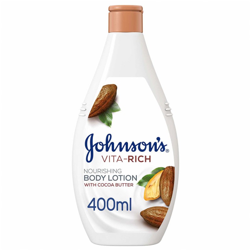 JOHNSON'S VITA RICH COCOA BUTTER BODY LOTION 400ML