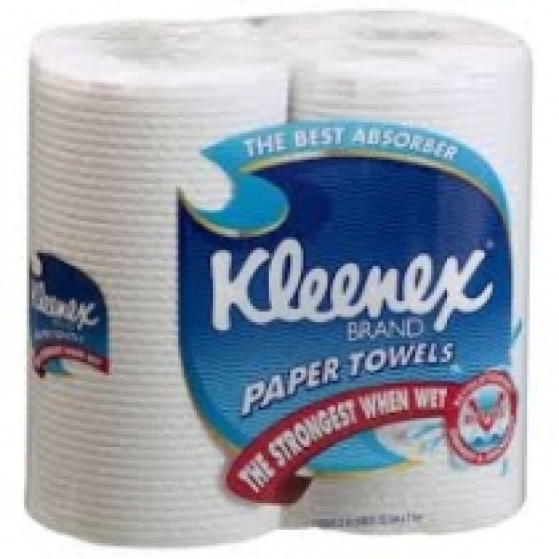 KLEENEX KITCHEN TOWELS ROLLS TWIN