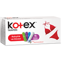 KOTEX TAMPONS SUPER 16S