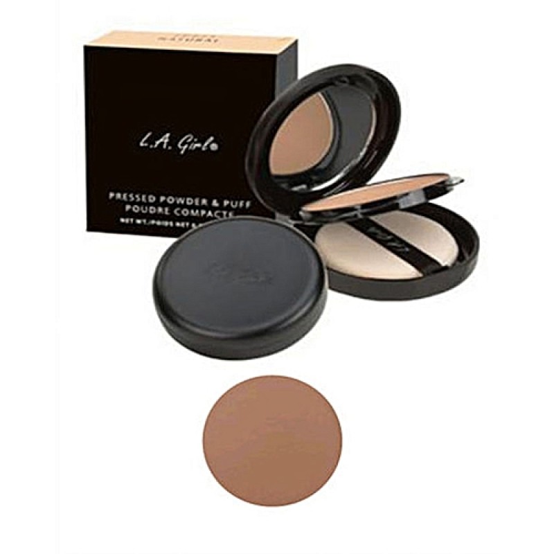 L.A GIRL PRESSED POWDER WITH PUFF ESPRESSO