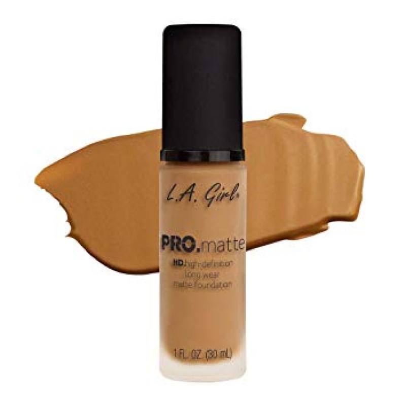 L.A PRO MATTE HD LONG WEAR MATTE CARAMEL FOUNDATION