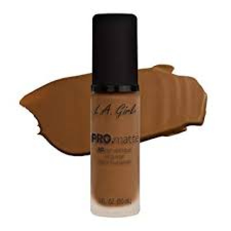 L.A PRO MATTE HD LONG WEAR MATTE NUTMEG FOUNDATION