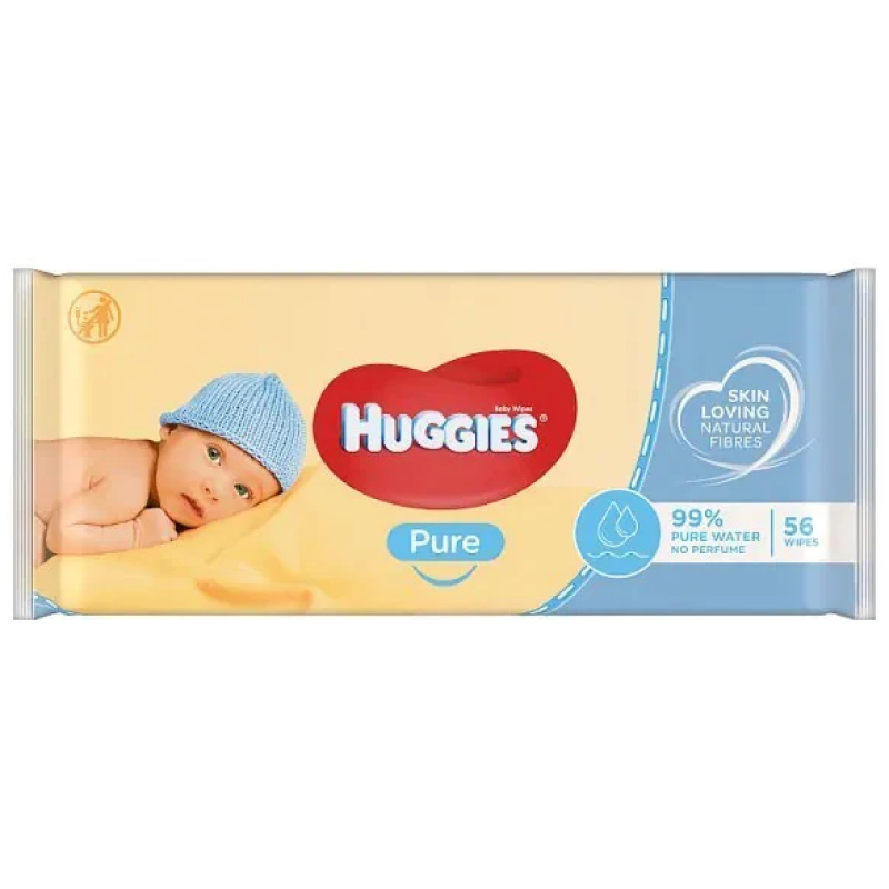 HUGGIES PURE WIPES 56PCS