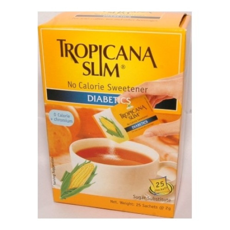 TROPICANA SLIM DIABETICS (NO CALORIE SWEETENER) 25'S 